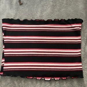 striped tube top.